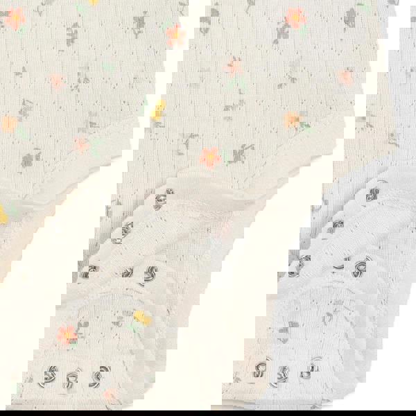 Mini Cuddles Baby Girls 3pk Floral Printed Bodysuits, Multicolour