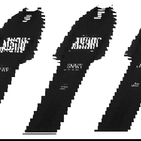 Moschino Mens Couture Milano T-Shirt - Black - 