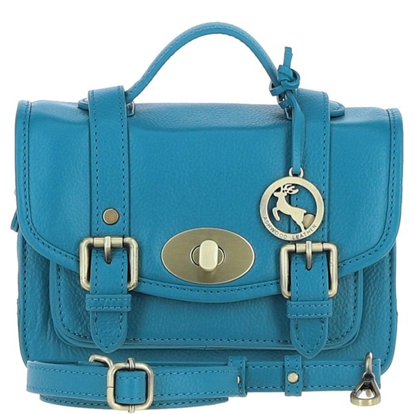 Stylish Real Leather Medium Satchel Bag: y-62