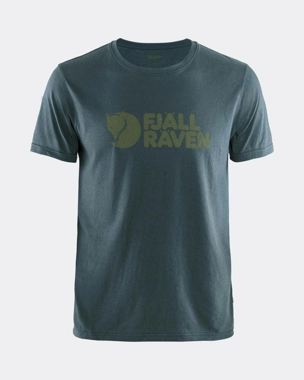 Fjallraven Logo Mens T-Shirt - Navy 560