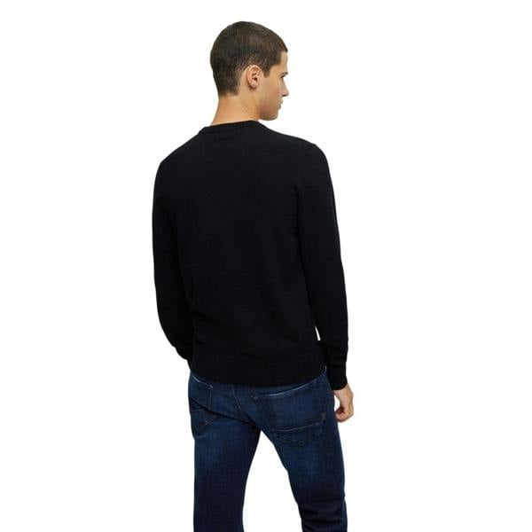 Boss Mens Kanovano Crew Neck Jumper - Light Beige - 