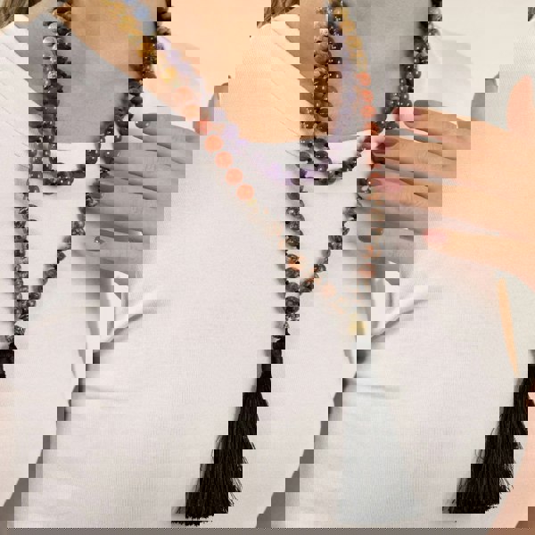 Myga Chakra Mala Beaded Necklace