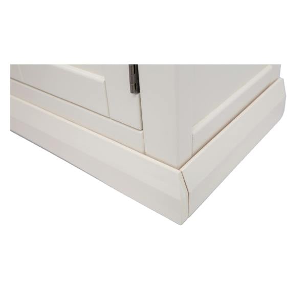 Cabinet Bits Castelli Off White 2 Drawer 2 Door Sideboard Chrome Knob