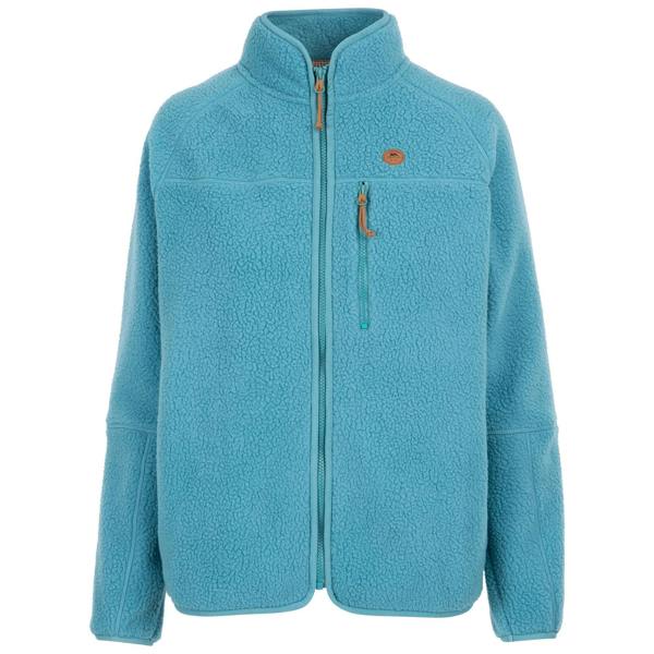 Trespass Womens/Ladies Quake Leather Trim Fleece Jacket - Storm Blue - 
