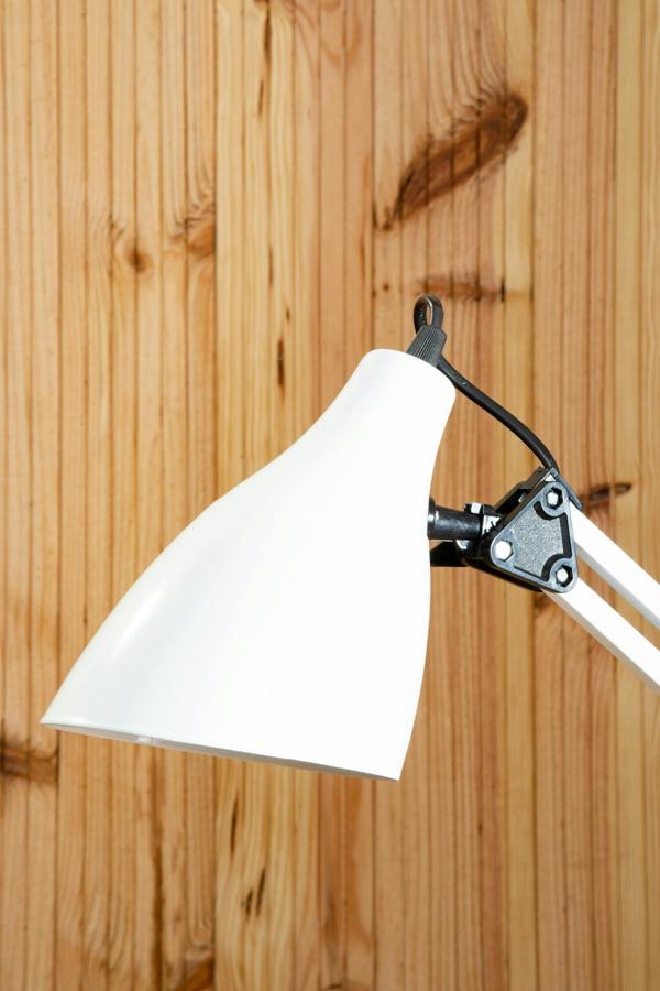 Maison by Premier Finley White Adjustable Desk Lamp
