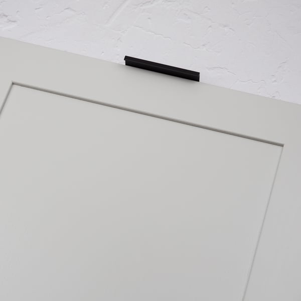 Handle & Home Matt Black Squared Edge Mount Lip Pull Handles