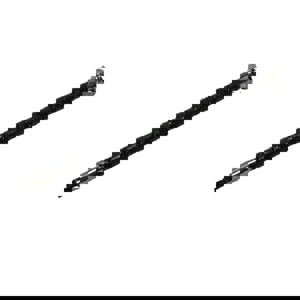 Coldstream Reston Crystal Horse Dressage Whip - Black - 