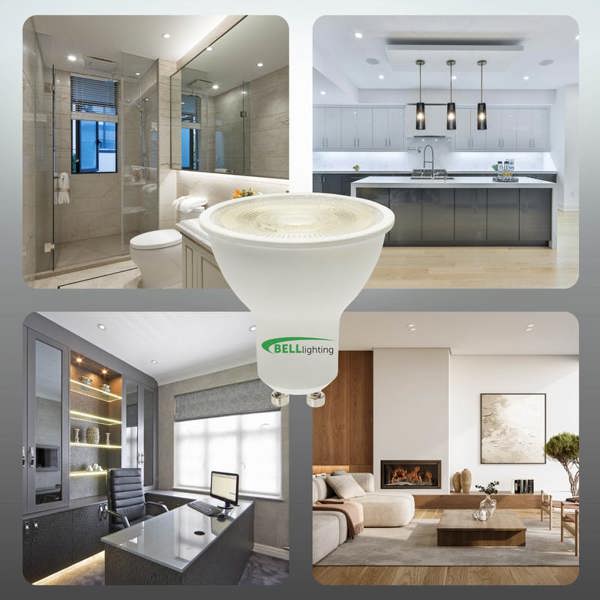 BELL Lighting GU10 Dimmable LED Spotlight 4.4W Energy Saving Light Bulbs