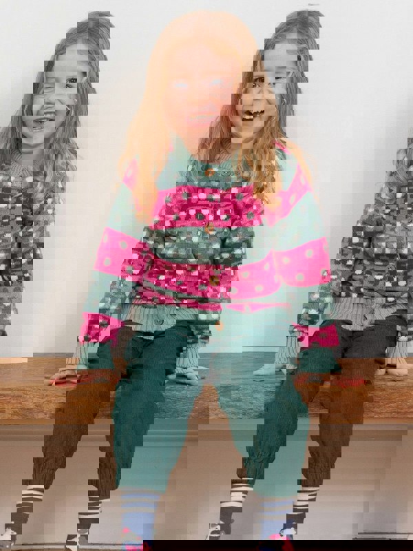 Kite Girls Organic Flowerful Cardi