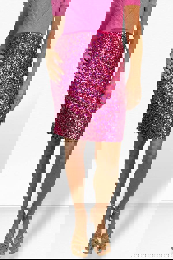 Paulo Due Women's Sequin Mini Skirt