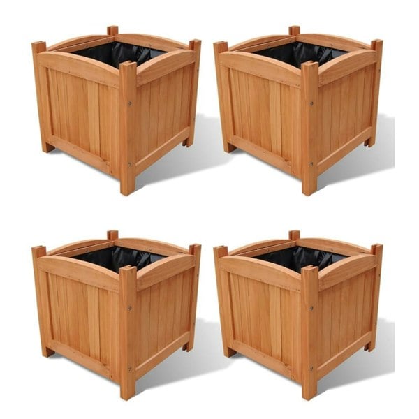 Berkfield Raised Beds 4 pcs 30x30x30 cm (2x41301)