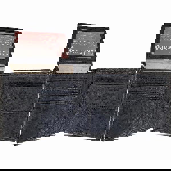 Spiral Direct WOLF CHI - BiFold Wallet with RFID Blocking and Gift Box