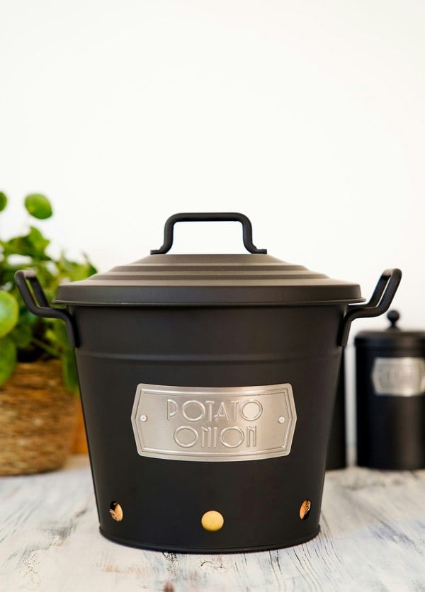 Rozi Black Potato And Onion Bin