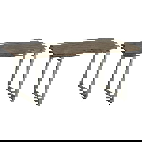 IH Design Linden Live Edge Medium Sized Dining Table 1.5M Wood & Metal