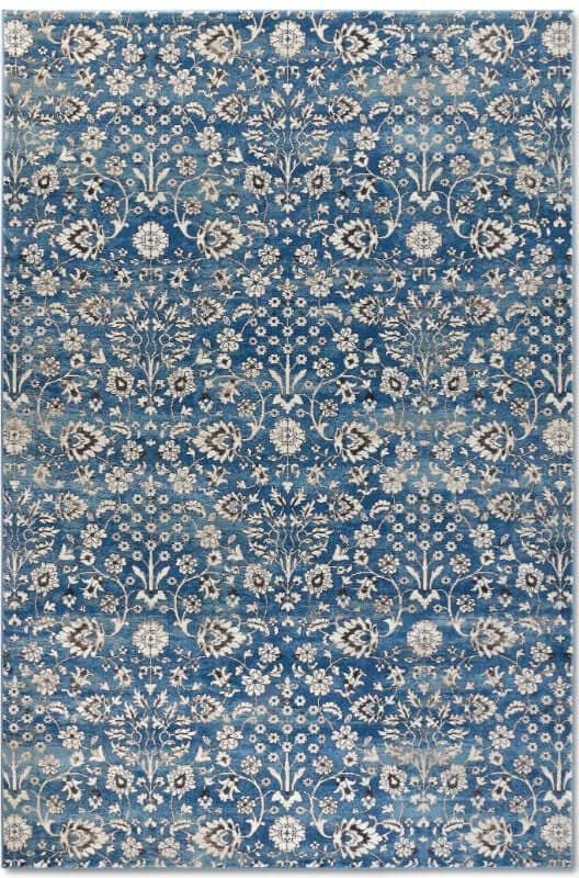 The Rugs Vintage Floral Design Short Pile Rug