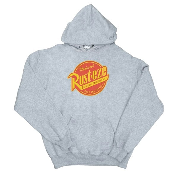 Disney Mens Cars Rust-Eze Logo Hoodie - Sports Grey