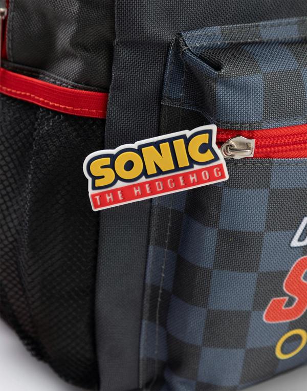 Vanilla Underground Sonic the Hedgehog Unisex Kids Grey Shadow Backpack (One Size)