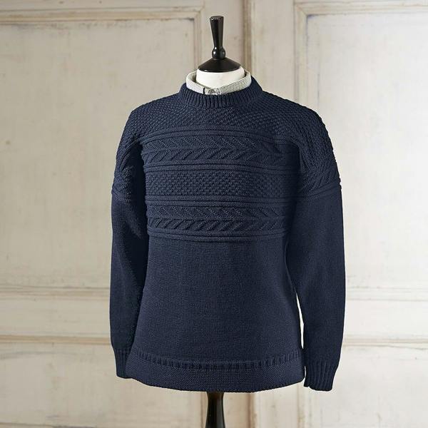 Museum Selection Guernsey Wool Jumper