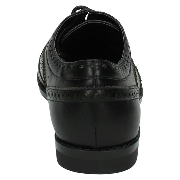 Spot On Ladies Spot On Casual Brogue Style Shoes