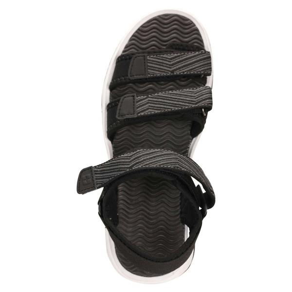 Mountain Warehouse Childrens/Kids 3 Touch Fastening Strap Sandals - Black - 