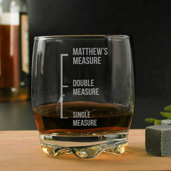 Personalised Measures Tumbler - alternative angle