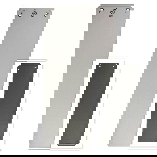 Fitness Mad Club Aerobic Mat With Eyelets - Grey with reverse