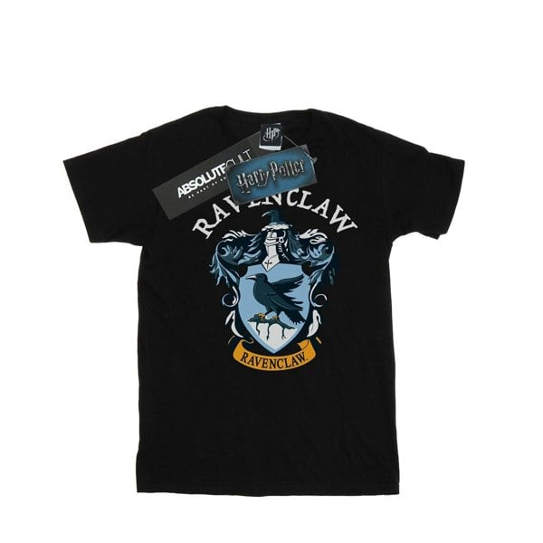 Harry Potter Girls Ravenclaw Cotton T-Shirt - Black