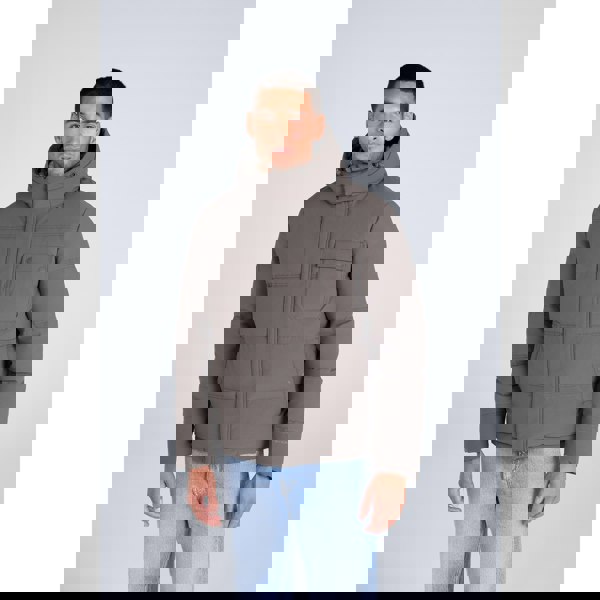 Mountain Warehouse Mens Fistral Padded Jacket - Khaki Grey