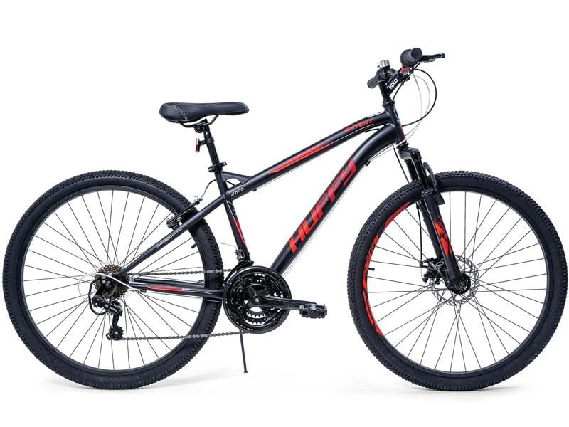 Huffy Extent 27.5" Mens Mountain Bike, 18 Speed - Black/Red
