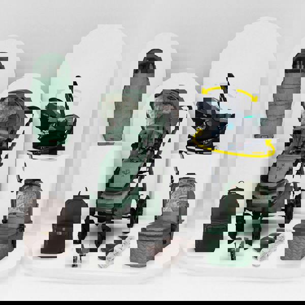 Cosatto Wow 3 Rotate & Recline Cozy Bundle Meadow