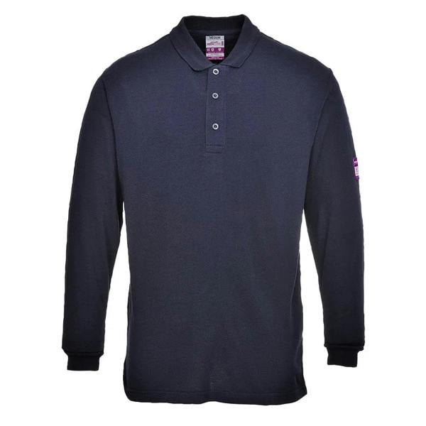 Modaflame Knit FR Long Sleeve Polo Shirt - Hi-Vis Trousers