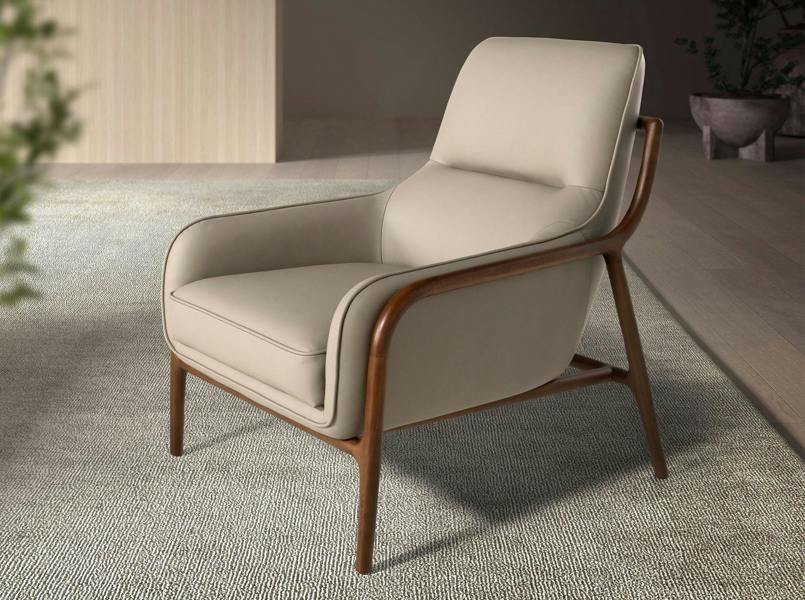 Angel Cerdá Mink leather armchair 5177