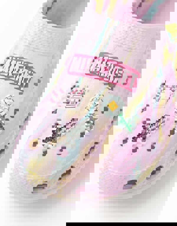 Minecraft Girls Purple Multi Character Clogs