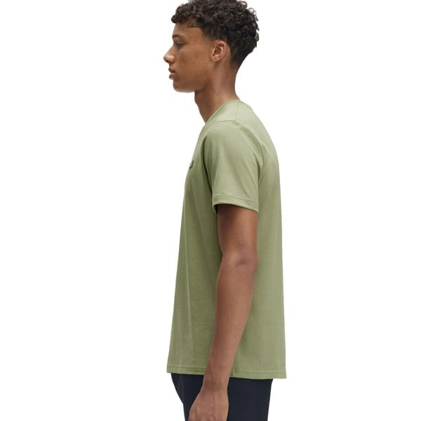 Fred Perry Crew Neck T-Shirt Olive Mint
