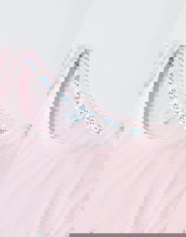 Disney Womens Pink Stitch Long Sleeve Long Leg Pyjama Set