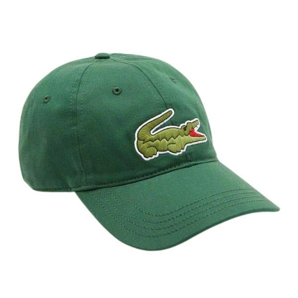 Lacoste Mens Embroidered Logo Baseball Cap - Green - 