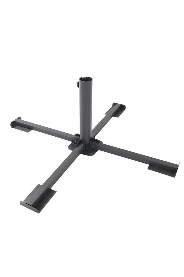 Living and Home Portable Foldable Cross Parasol Base Patio Umbrella Stand