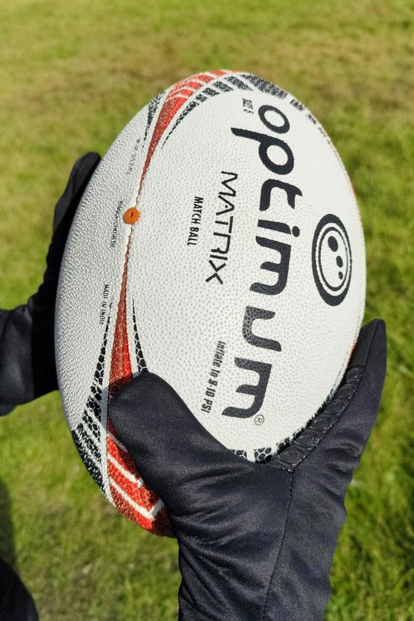 Matrix Match Quality Rugby Ball – Size 5 Grip & Flight - Optimum