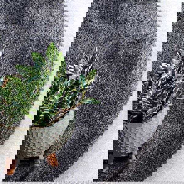 Myk Olaf High Pile Rug Plain Design