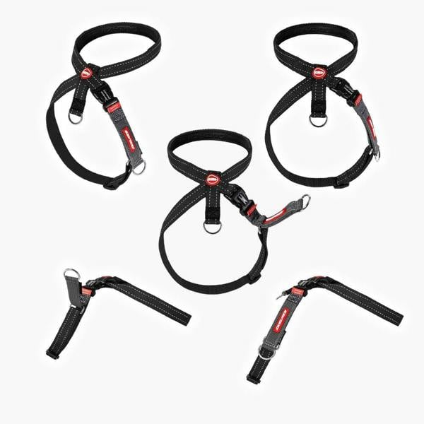 EzyDog Crosscheck Dog Harness in Black