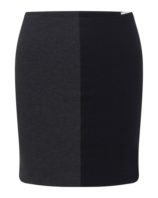 Frolickers Convertible Skirt Top - Grey Melange / Black