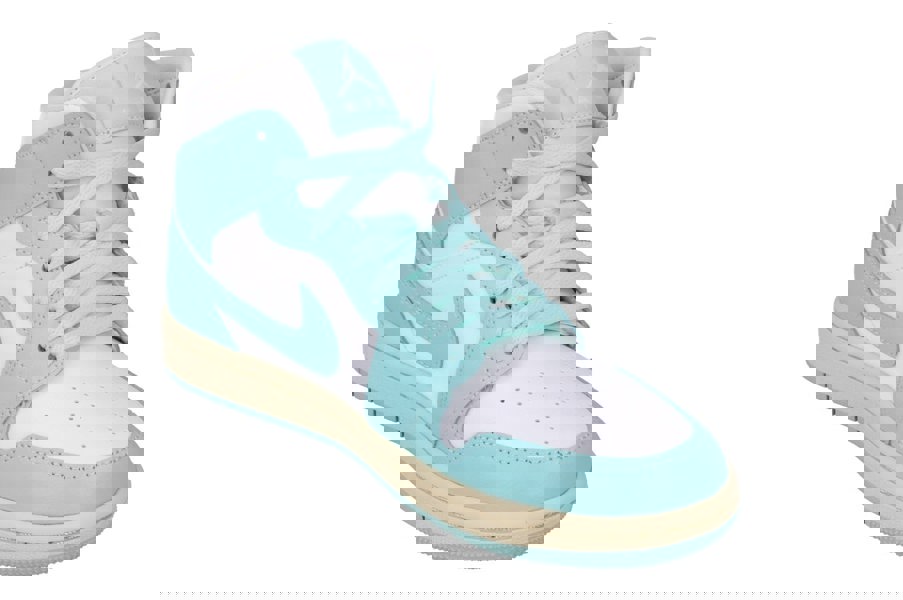 Nike Womens Air Jordan 1 Mid Trainers Bq6472  132 - Sail Light Dew Muslin 132 - Photo 3