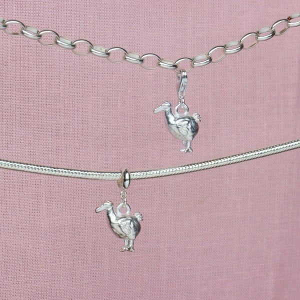 Mylee London Dodo Pendant Charm - Sterling Silver
