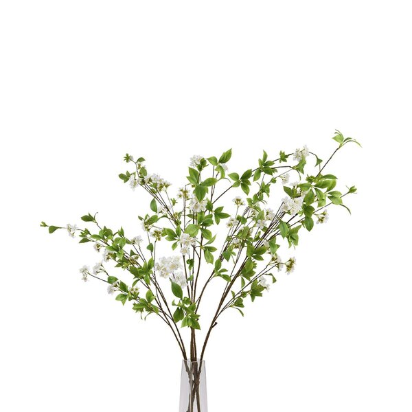 Wyld Haus Set of 3 Artificial Flowers Tall Mock Orange Spray