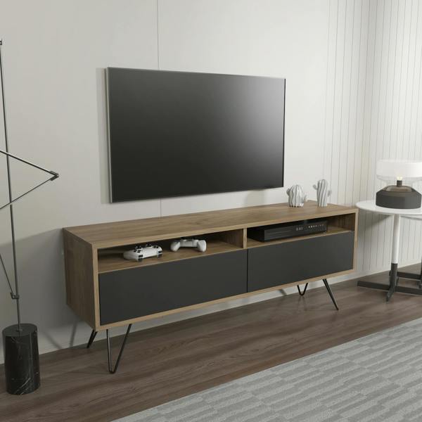 Decorotika Flay Modern Tv Stand TV Cabinet for TV's up to 65"