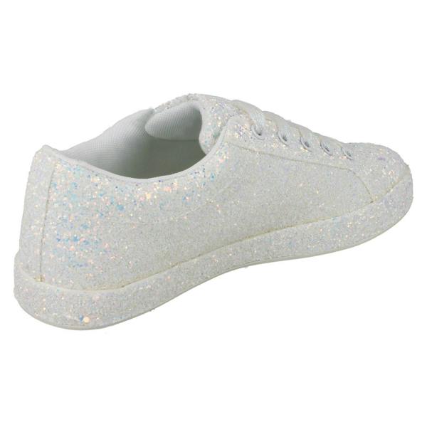 Spot On Ladies Spot On Glitter Trainers F7100