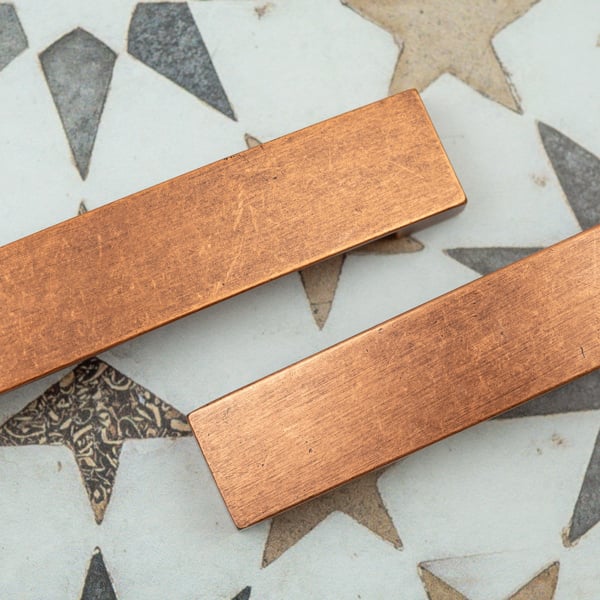 Handle & Home Antique Copper Bow Handles