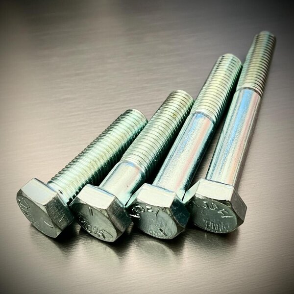 Fixaball UNS 1" Hex Bolt Set Screw High Tensille 8.8 Zinc BZP