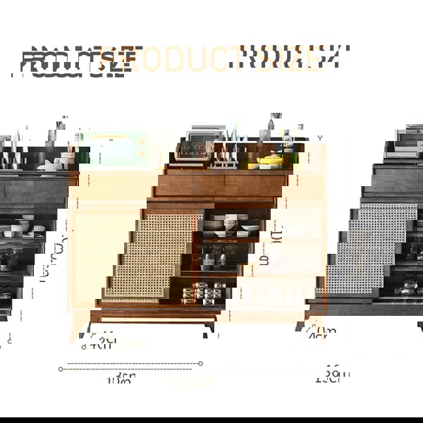 Cameron Sideboard, Glass Door-Weilai Concept-Weilai Concept