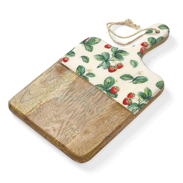 Museum Selection Strawberry Mango Wood Serving Board - 2 x 27 x 30cm